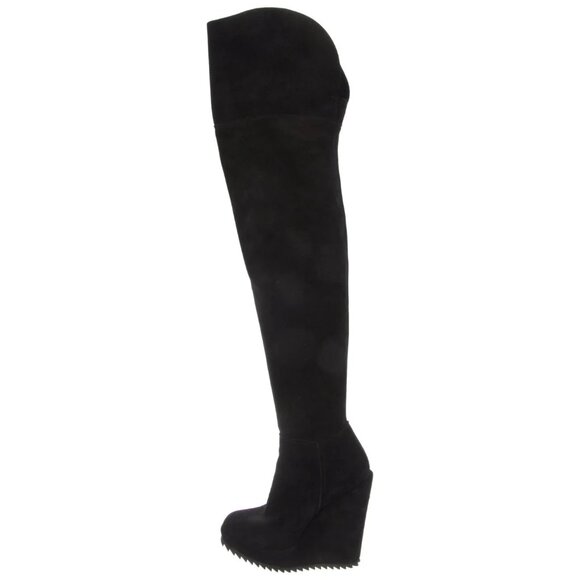 Pedro Garcia Shoes - $950 Pedro Garcia OVER THE KNEE TALL BOOT Platform Black Suede 38.5 (MG27) RARE!